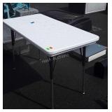 4ft poly Table adjustable height, seller code AN