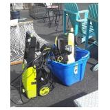 Two Electric Pressure Washer parts and pieces