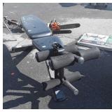 Marcy Weight Bench with leg curl attachment, seat