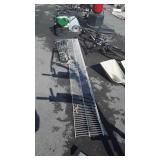 2pc Closet Maid shelving, plus chrome commercial