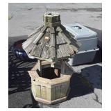 Pine made Well Planter Outdoor lawn decor pc 3ft