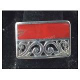 Size 8 Bali Sterling sponge coral ring