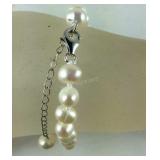 7-9 inch sterling white freshwater cultured pearl