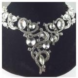 Austrian crystal and simulated white quartz 16-22