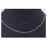 Sterling silver 18 inch fine pendant chain with