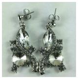 Austrian crystal and simulated white quartz