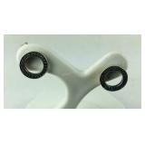 Pandora Sterling silver earrings with box