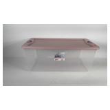 Sterolite 106 quart tote with latching lid