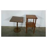 Two stands, one needs a little work, tallest