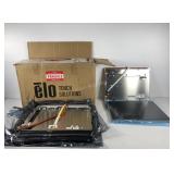 Electronics,  five 20" display screens, two are