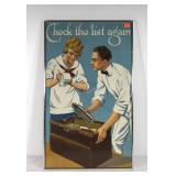 Framed poster, 20x33, crease in top as shown