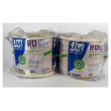 Johns Manville kraft-faced insulation rolls,