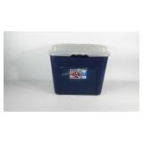 Tamor 20 gallon tote with dome lid, lid is on