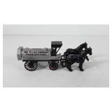 The Texas Company horse and tanker coin bank,