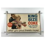 Advertising, Coca-Cola heavy paper sign in