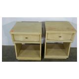 Nightstands, finish wear as shown, seller code