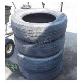 Set of 4 Tires, Michelin P225/65R17, used yet