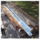 Building Materials lot, 6 boxes white aluminum