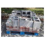 Building Materials lot, red Bricks 3 hole house
