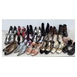 Ladies shoes, large group of gently used ladies