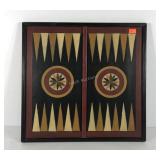 Country craft backgammon board wall hanging,