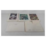 Ephemera, commemorative stamp sets, 1987-1991