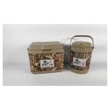 Rubbermaid cooler and water jug, Mossy Oak Break