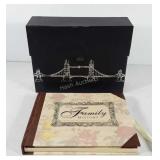 Case with Our Family History album and book