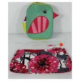 Thirty-one bags, includes bird lunch box and bag