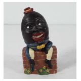Black Americana, humpty dumpty figurine, 6"
