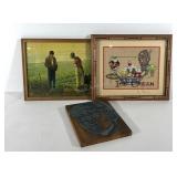 Wall art, large portrait printers block 9x12,