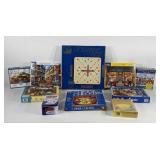 Games, puzzles, Chinese checkers, dominoes,