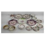 Miscellaneous floral china, Germany, Bavaria, and