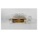 Country Kitchen jars, includes nine 8oz decorated