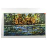 Original painting on canvas, signed H. Enriquez