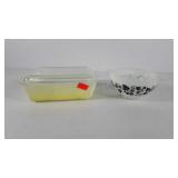 Pyrex, includes black and white Gooesberry