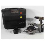 Craftsman power tools, 5.5" trim saw and 3/8"