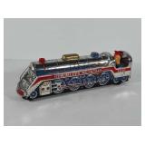 Toys, New Silver Mountain metal train, 15.5"