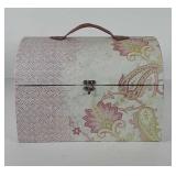 Decorative chest, 9" x 9.5" x 14"