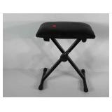 MX piano bench, seat has some wear, 15.5" × 11.5"
