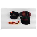 US Marines merchandise, hats, lanyard, and