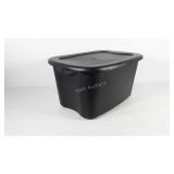 Diamond plastics 18 gallon tote with lid
