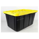 HDX 27 gallon industrial tote with lid