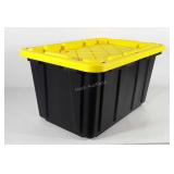 HDX 27 gallon industrial tote with lid