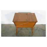 Dough box end table,