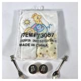 New baby gifts. Bath set, first tooth & curl