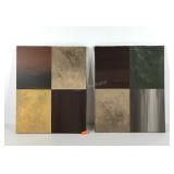 "Quadrants" paintings on canvas by A. Clement,