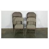 Samsonite folding chairs, 8, cushioned