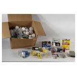 Large group of light bulbs, various styles and