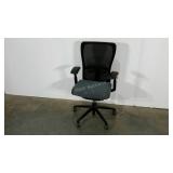 Haworth office chair, adjustable, upholstered